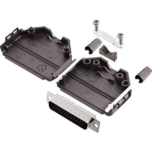 encitech DPPK25-BK-HDP44-K 6355-0011-03 D-SUB Stiftleisten-Set 180 ° Polzahl: 44 Lötkelch 1 Set