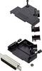 encitech D45PK-P-25-DBP-K 6355-0034-03 D-SUB Stiftleisten-Set 45 ° Polzahl: 25 Lötkelch 1 Set
