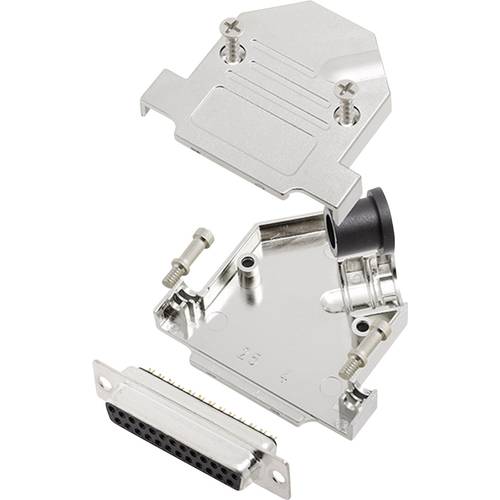 encitech D45NT25-M-DBS-K 6355-0072-23 D-SUB Buchsenleisten-Set 45 ° Polzahl: 25 Lötkelch 1 Set