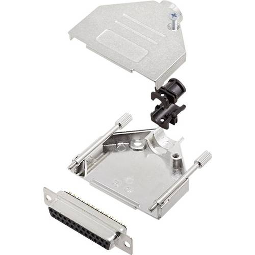encitech DTZK25-DBS-K 6355-0002-13 D-SUB Buchsenleisten-Set 180 ° Polzahl: 25 Lötkelch 1 Set