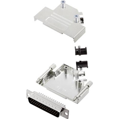 Thumbnail - encitech D45ZK25-HDP44-K 6355-0013-03 D-SUB Stiftleisten-Set 45 ° Polzahl: 44 Lötkelch 1 Set