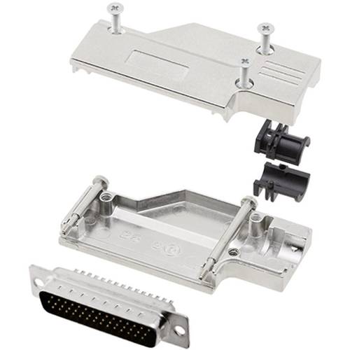 encitech DCMR-FK-25-HDP44-K 6355-0066-03 D-SUB Stiftleisten-Set 90 ° Polzahl: 44 Lötkelch 1 Set