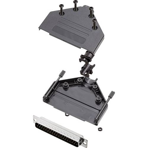 encitech DTPK-P-37-DMP-K 6355-0033-04 D-SUB Stiftleisten-Set 180 ° Polzahl: 37 Lötkelch 1 Set