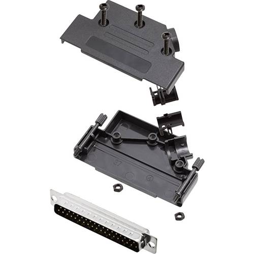 Thumbnail - encitech D45PK-P-37-DBP-K 6355-0034-04 D-SUB Stiftleisten-Set 45 ° Polzahl: 37 Lötkelch 1 Set