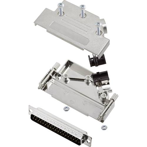 encitech D45PK-M-37-DBP-K 6355-0009-04 D-SUB Stiftleisten-Set 45 ° Polzahl: 37 Lötkelch 1 Set