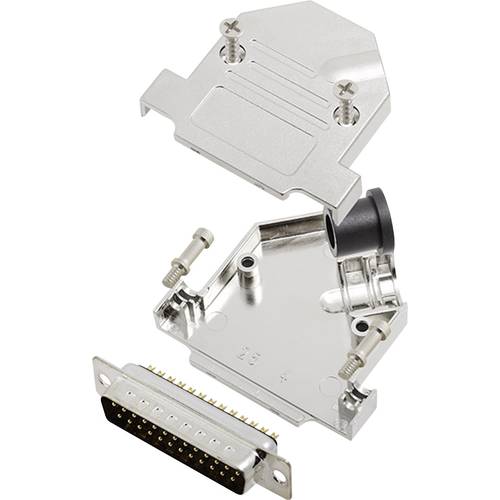 Thumbnail - encitech D45NT25-M-DMP-K 6355-0072-13 D-SUB Stiftleisten-Set 45 ° Polzahl: 25 Lötkelch 1 Set