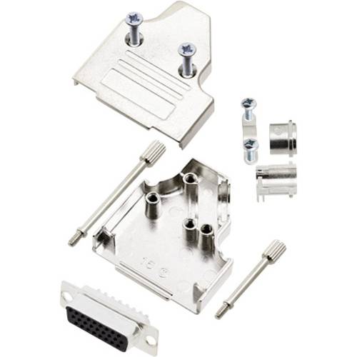 encitech MHDM35-15-HDS26-K 6355-0060-12 D-SUB Buchsenleisten-Set 180 ° Polzahl: 26 Lötkelch 1 Set