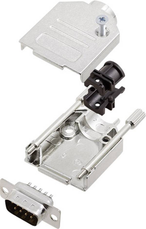 encitech DTZK09-DMP-K 6355-0002-21 D-SUB Stiftleisten-Set 180 ° Polzahl: 9 Lötkelch 1 Set