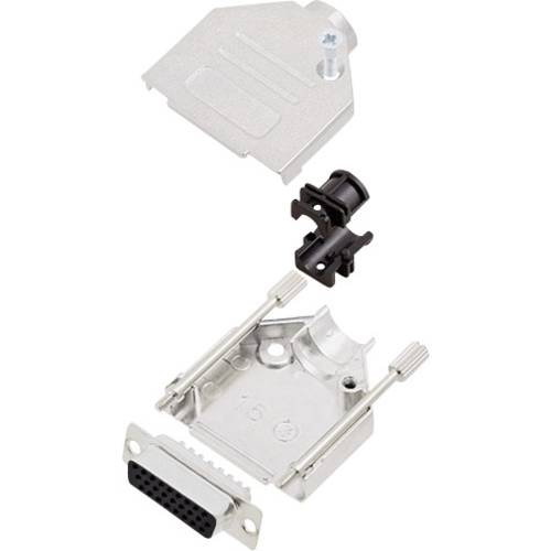 encitech DTZK15-HDS26-K 6355-0012-12 D-SUB Buchsenleisten-Set 180 ° Polzahl: 26 Lötkelch 1 Set