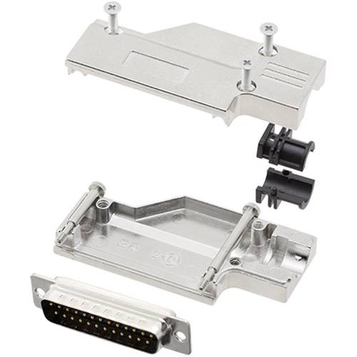 encitech DCMR-FK-25-DMP-K 6355-0065-23 D-SUB Stiftleisten-Set 90 ° Polzahl: 25 Lötkelch 1 Set