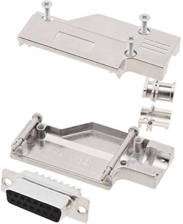 encitech DCMR-FK-15-DBS-K 6355-0065-12 D-SUB Buchsenleisten-Set 90 ° Polzahl: 15 Lötkelch 1 Set