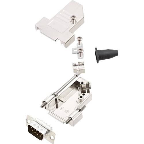 encitech DTSL09-S-JSRG+DMP-K 6355-0042-21 D-SUB Stiftleisten-Set 180 ° Polzahl: 9 Lötkelch 1 Set