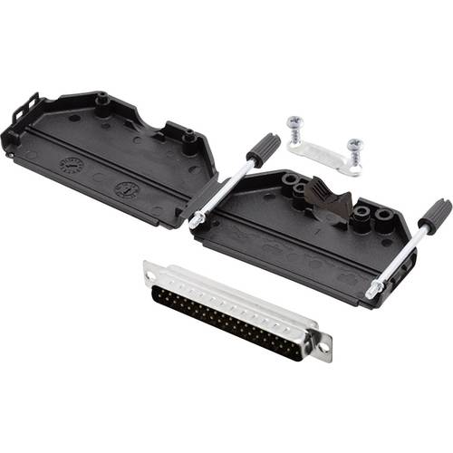 encitech DPPK37-BK-DBP-K 6355-0001-04 D-SUB Stiftleisten-Set 180 ° Polzahl: 37 Lötkelch 1 Set