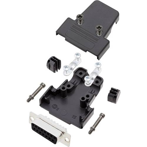 encitech TRI-M-09-DBP-K 6355-0038-01 D-SUB Stiftleisten-Set 180 ° Polzahl: 9 Lötkelch 1 Set