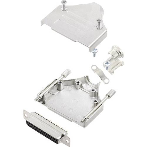 Thumbnail - encitech MHDM-25-DBS-K 6355-0005-13 D-SUB Buchsenleisten-Set 180 ° Polzahl: 25 Lötkelch 1 Set