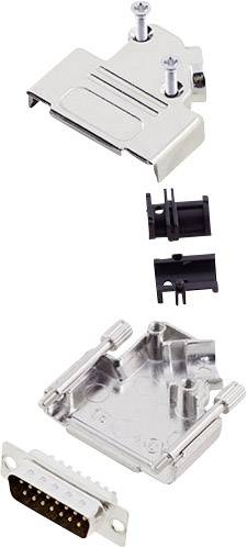 encitech D45ZK15-DBP-K 6355-0003-02 D-SUB stiftliste-sæt 45 ° Poltal: 15 Loddekop 1 Set