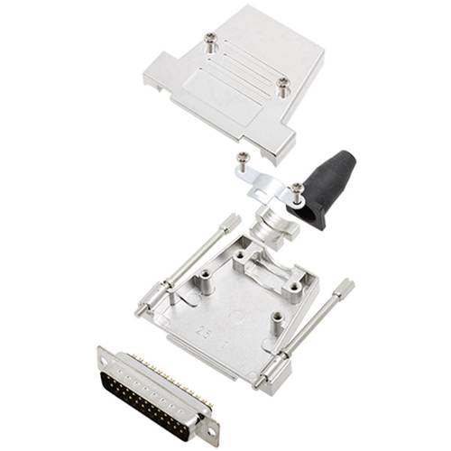 encitech DTSL25-T-JSRG+DBP-K 6355-0040-03 D-SUB Stiftleisten-Set 180 ° Polzahl: 25 Lötkelch 1 Set