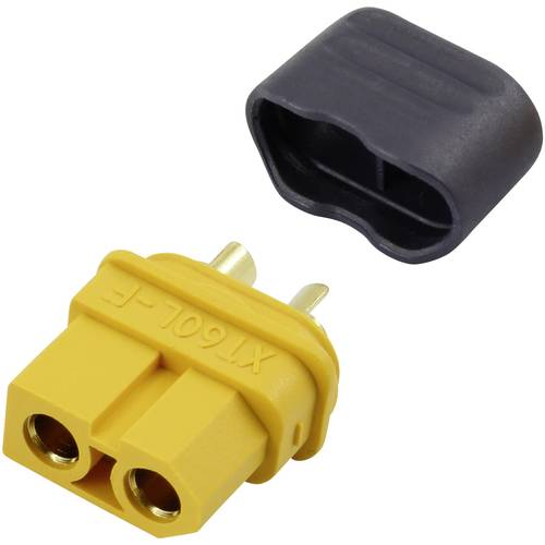 Reely 1509169 Akku Buchse XT60L vergoldet 1 St.