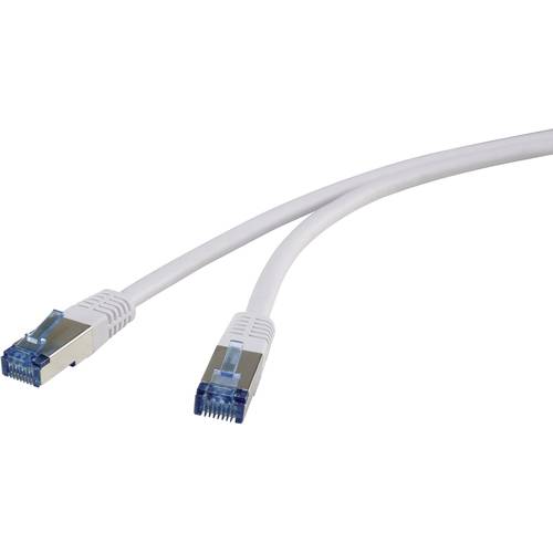 Thumbnail - Renkforce RF-4737370 RJ45 Netzwerkkabel, Patchkabel CAT 6a S/FTP 3.00 m Grau hochflexibel, vergoldete Steckkontakte 1 St...