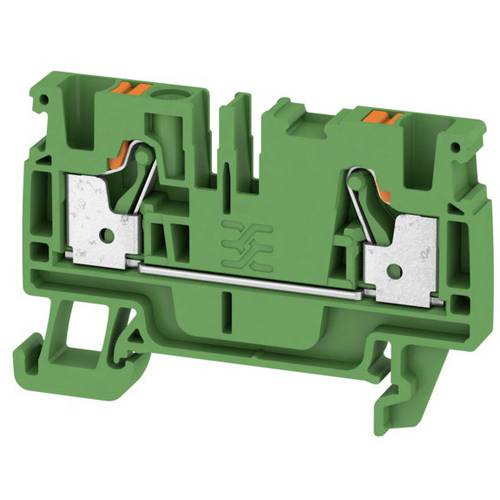 Weidmüller 2051260000 Durchgangsklemme 6.1 mm Zugfeder Grün 100 St.