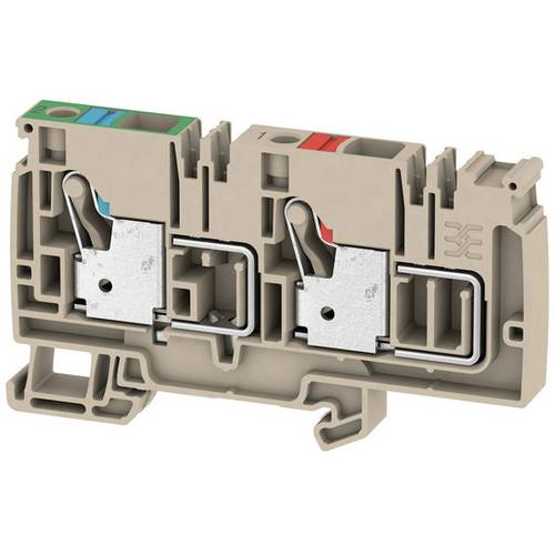 Weidmüller 1988240000 Durchgangsklemme 10 mm Zugfeder Grau 1 St.