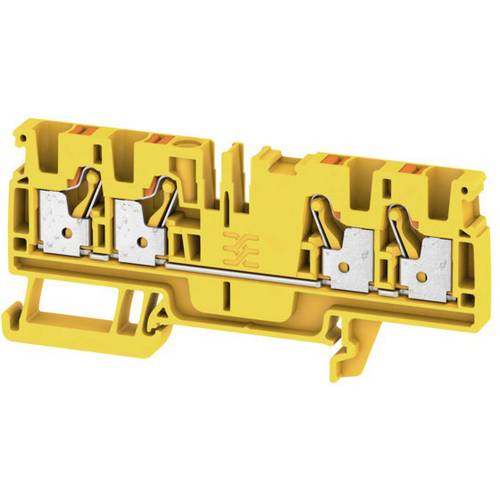 Weidmüller 2051550000 Durchgangsklemme 6.1 mm Zugfeder Gelb 50 St.