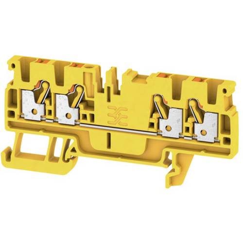 Weidmüller 1521730000 Durchgangsklemme 5.1 mm Zugfeder Gelb 100 St.