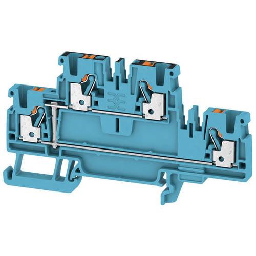 Thumbnail - Weidmüller 1547660000 Doppelstock-Durchgangsklemme 5.1 mm Zugfeder Blau 50 St.