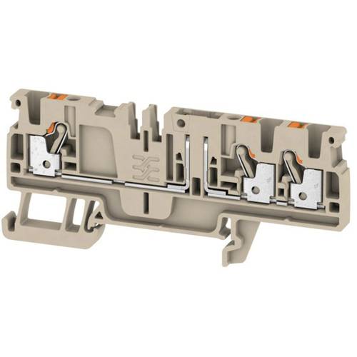 Weidmüller 1989940000 Durchgangsklemme 5.1 mm Zugfeder Grau 50 St.