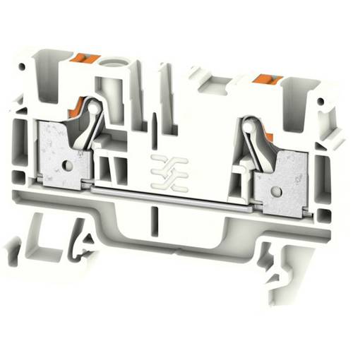 Weidmüller 2051290000 Durchgangsklemme 6.1 mm Zugfeder Weiß 100 St.