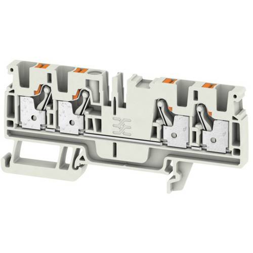 Weidmüller 2051670000 Durchgangsklemme 6.1 mm Zugfeder Lichtgrau 50 St.