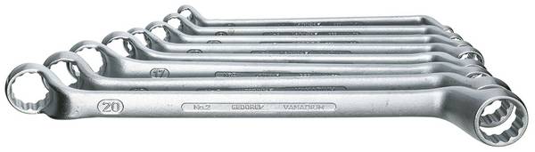Gedore 6030580 2-8 Doppel-Ringschlüssel-Satz 8teilig Schlüsselweite (Metrisch) 6 - 22 mm