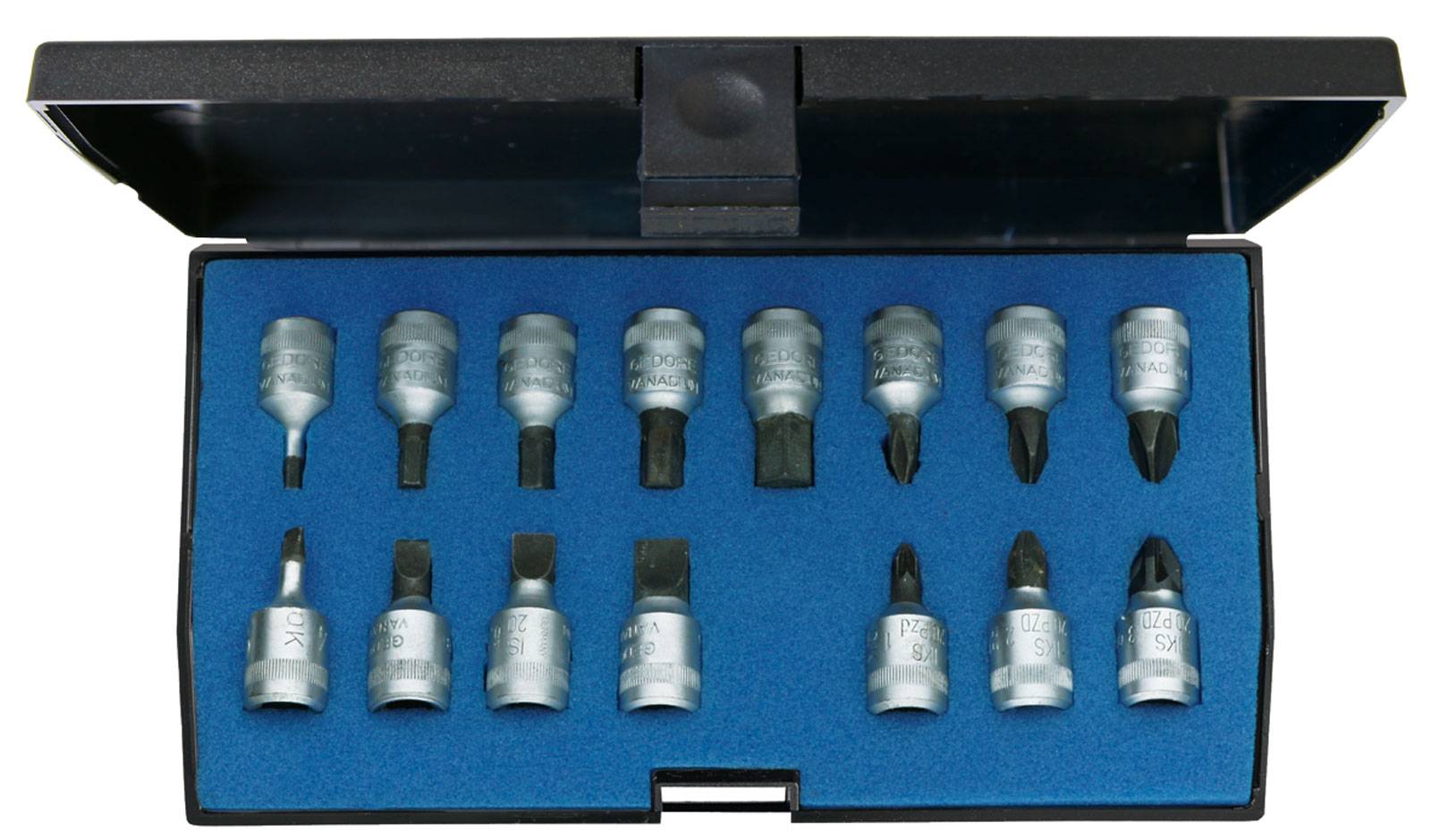 Gedore INS 20 PM Schraubendreher-Satz 1/4" 15tlg