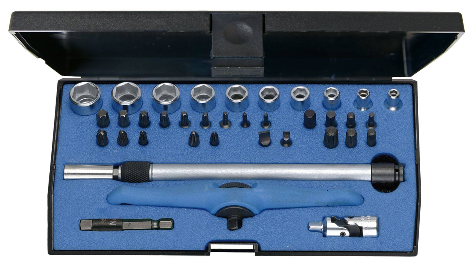 Gedore Steckschlüsselsatz metrisch 1/4" (6.3 mm) 37teilig 1888447