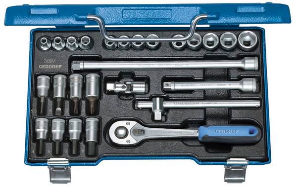 Gedore 30 IMU-10 Steckschlüsselsatz metrisch 3/8" (10 mm) 26teilig 6229740