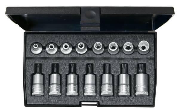Gedore 1509942 Steckschlüssel-Bit-Einsatz-Set  3/8" (10 mm) 15teilig 1509942