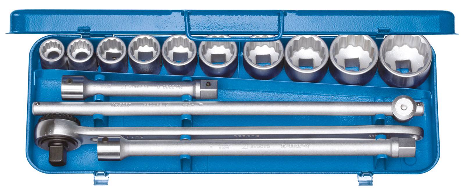 Gedore Steckschlüsselsatz metrisch 14teilig 6280690