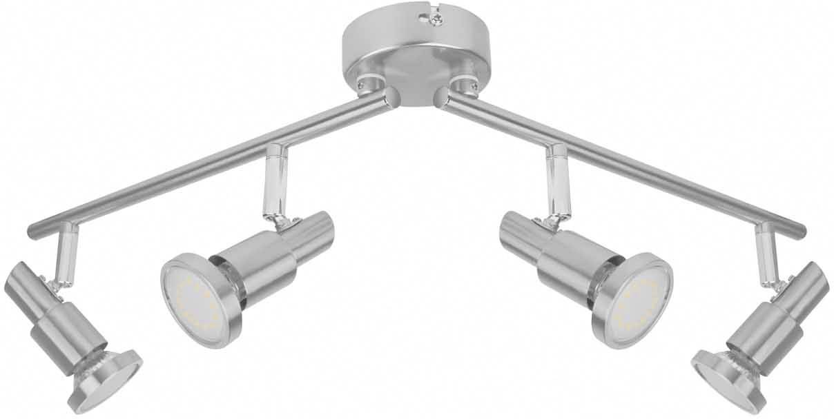 Ledvance LED-Spot GU10 Aluminium 4x 3W - 827 Extra Warmweiß-1