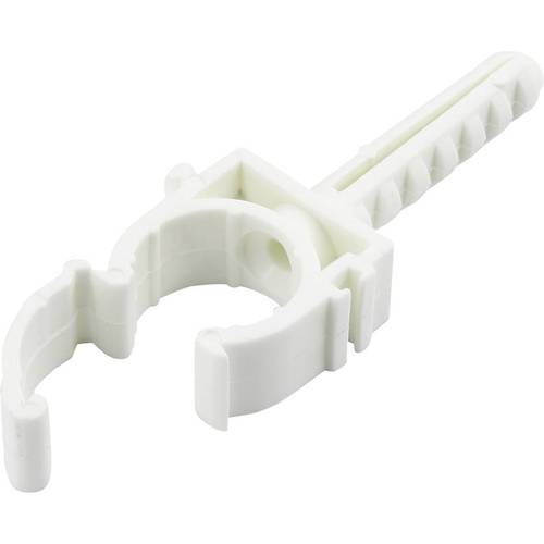 TRU COMPONENTS Befestigungsschelle steckbar 93013c1191 Bündel-Ø-Bereich 20 mm (max) für Steckmontage im Mauerwerk, wiede...