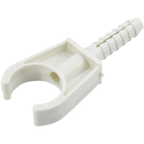 TRU COMPONENTS Befestigungsschelle steckbar 93013c1198 Bündel-Ø-Bereich 20 mm (max) für Steckmontage im Mauerwerk, mit S...