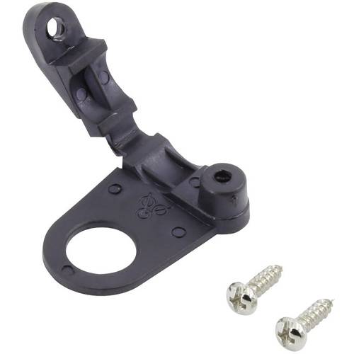 TRU COMPONENTS Zugentlastung Klemm-Ø (max.) 5 mm Schwarz 1 St.