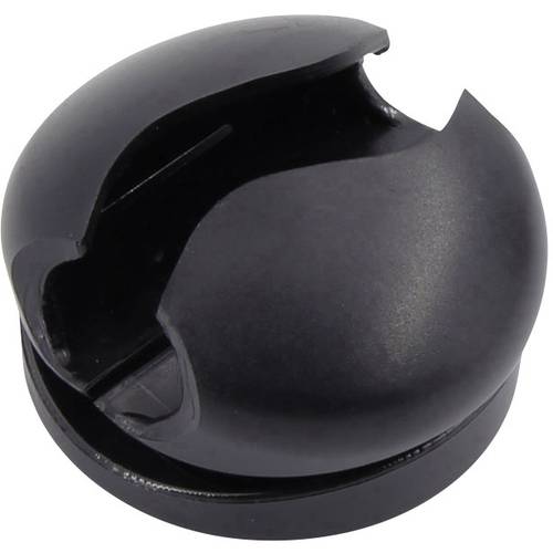 TRU COMPONENTS Kabelhalter selbstklebend 93013c1203 Bündel-Ø-Bereich 8 mm (max) Schwarz 1 St.