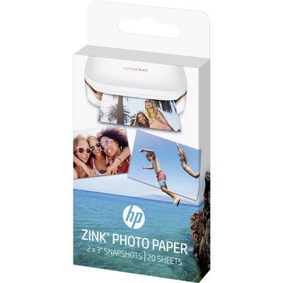 HP ZINK® PHOTO PAPER W4Z13A Fotodrucker Fotopapier 20 Blatt