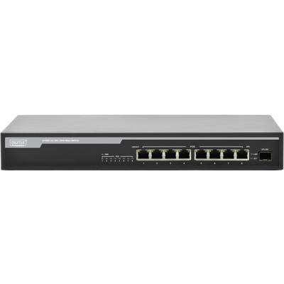 Digitus DN-95341 Netzwerk Switch  8 + 1 Port 1 GBit/s PoE-Funktion 