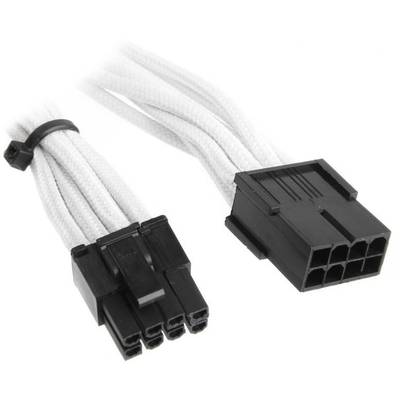 Bitfenix Strom Verlängerungskabel [1x PCIe-Stecker 8pol. (6+2) - 1x PCIe-Buchse 8pol.] 0.45 m Weiß, Schwarz