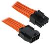 Bitfenix Strom Verlängerungskabel [1x EPS-Strom-Stecker 8pol. - 1x EPS-Strom-Buchse 8pol.] 0.45 m Orange, Schwarz