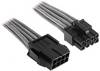 BitFenix Alchemy Premium Modding Series Multisleeved Cable - Spannungsversorgungs-Verlängerungskabel - 8-poliges EPS12V (M)