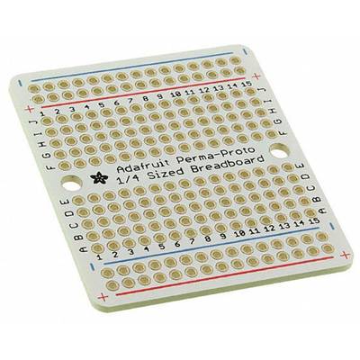 Perma-Proto-Platine mit nummerierten Löchern und markierten Reihen. Wird für elektronische Prototypen verwendet.