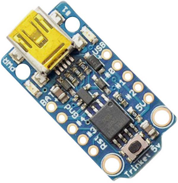 Adafruit 1501 Entwicklungsboard Adafruit Trinket - Mini Microcontroller - 5V Logic AVR® ATtiny ATtiny85
