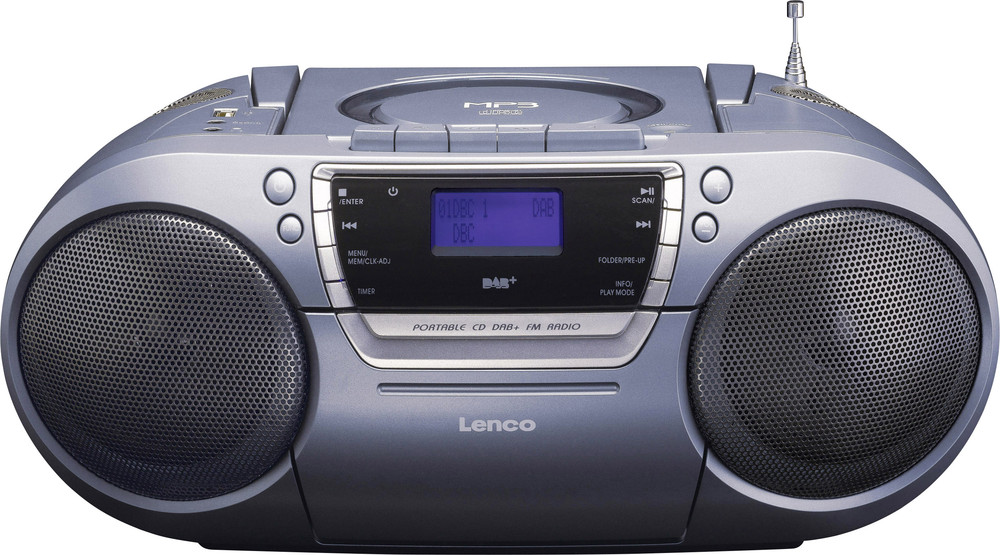 DAB+ CDRadio Lenco SCD680 DAB AUX, CD, DAB+, Kassette